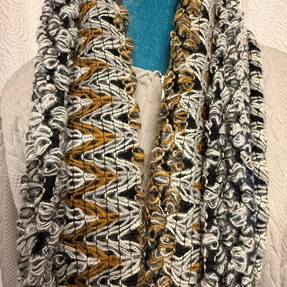 Vintage Soft Warm Retro Comfy Multi Color Scarf